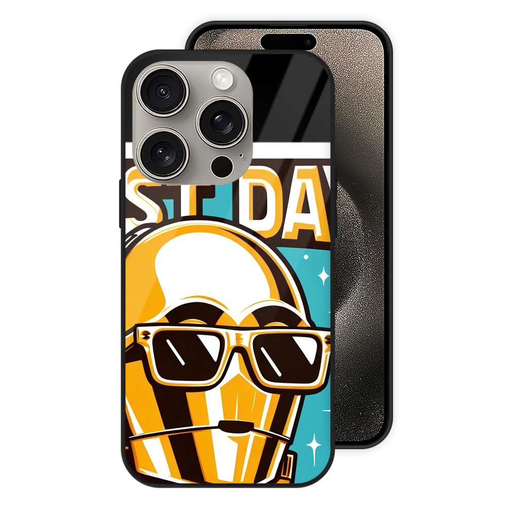 （画像用） スター・ウォーズ Star Wars 【iPhone15Pro対応】スマホケース 耐衝撃＆黄変防止 背面ガラス