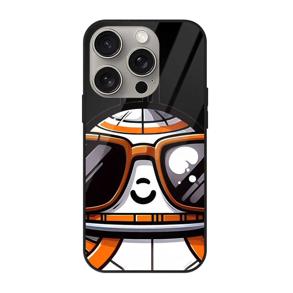 （画像用） スター・ウォーズ Star Wars 【iPhone15Pro対応】スマホケース 耐衝撃＆黄変防止 背面ガラス