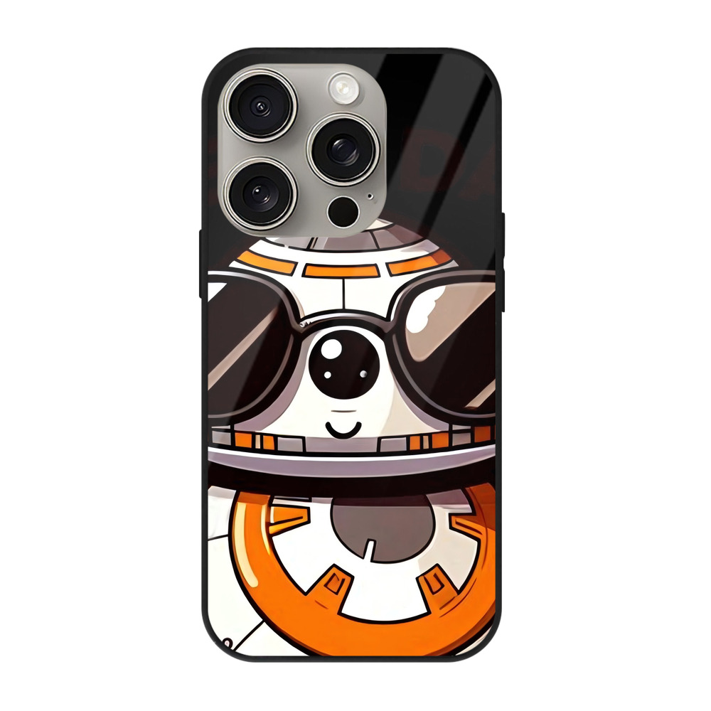 （画像用） スター・ウォーズ Star Wars 【iPhone15Pro対応】スマホケース 耐衝撃＆黄変防止 背面ガラス