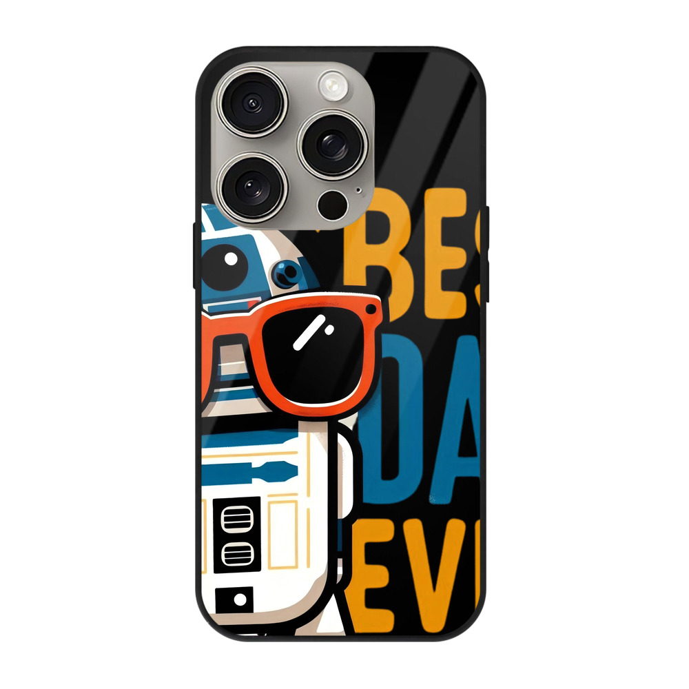 （画像用） スター・ウォーズ Star Wars 【iPhone15Pro対応】スマホケース 耐衝撃＆黄変防止 背面ガラス