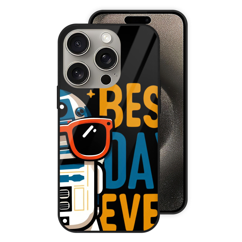 （画像用） スター・ウォーズ Star Wars 【iPhone15Pro対応】スマホケース 耐衝撃＆黄変防止 背面ガラス