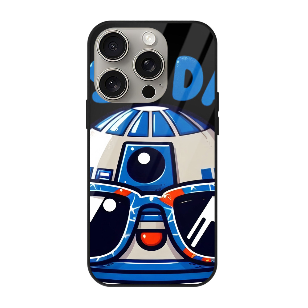 （画像用） スター・ウォーズ Star Wars 【iPhone15Pro対応】スマホケース 耐衝撃＆黄変防止 背面ガラス