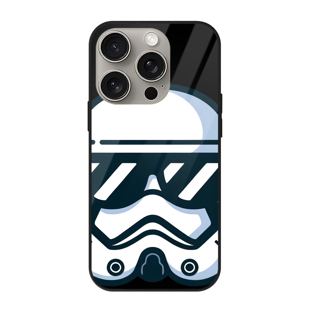 （画像用） スター・ウォーズ Star Wars 【iPhone15Pro対応】スマホケース 耐衝撃＆黄変防止 背面ガラス