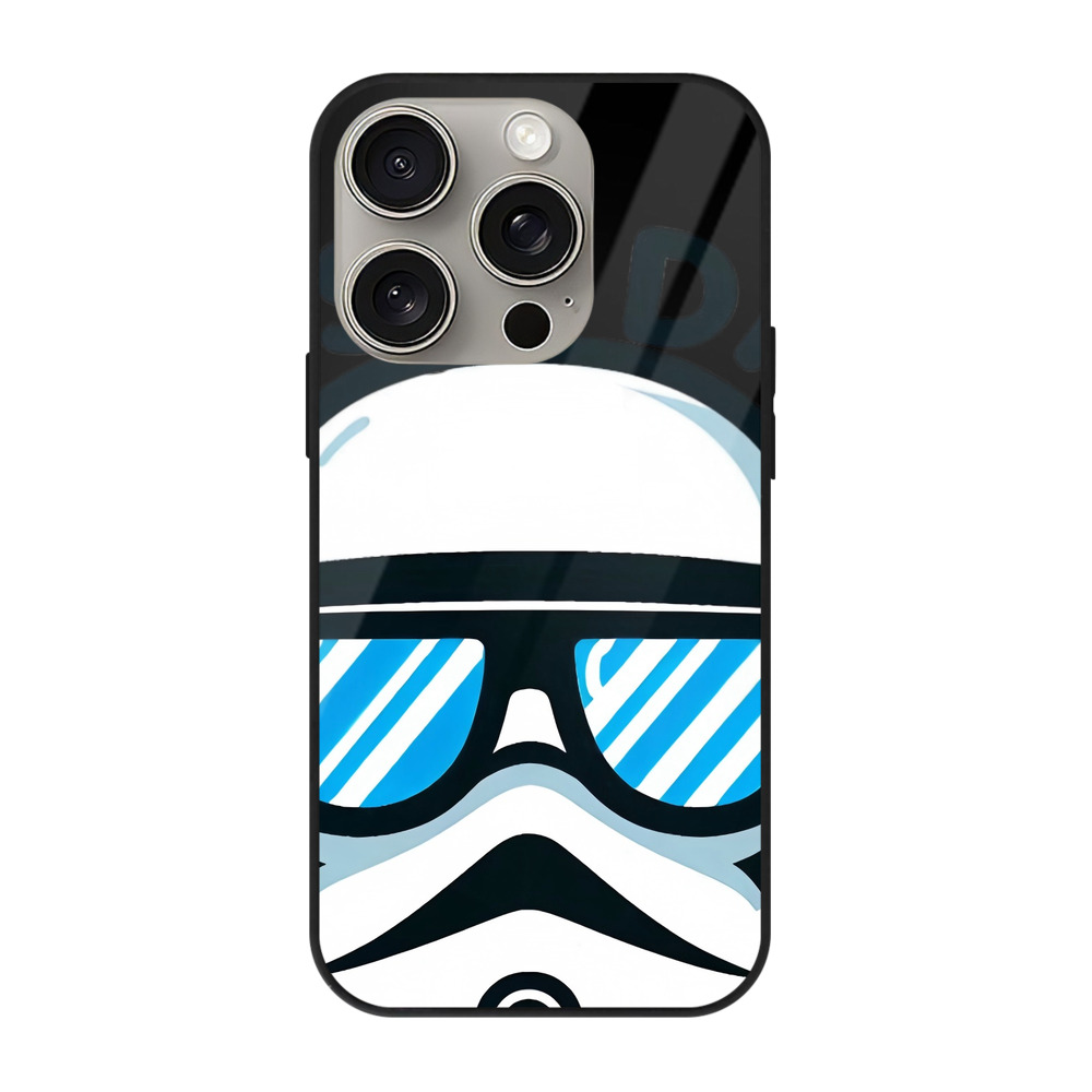（画像用） スター・ウォーズ Star Wars 【iPhone15Pro対応】スマホケース 耐衝撃＆黄変防止 背面ガラス