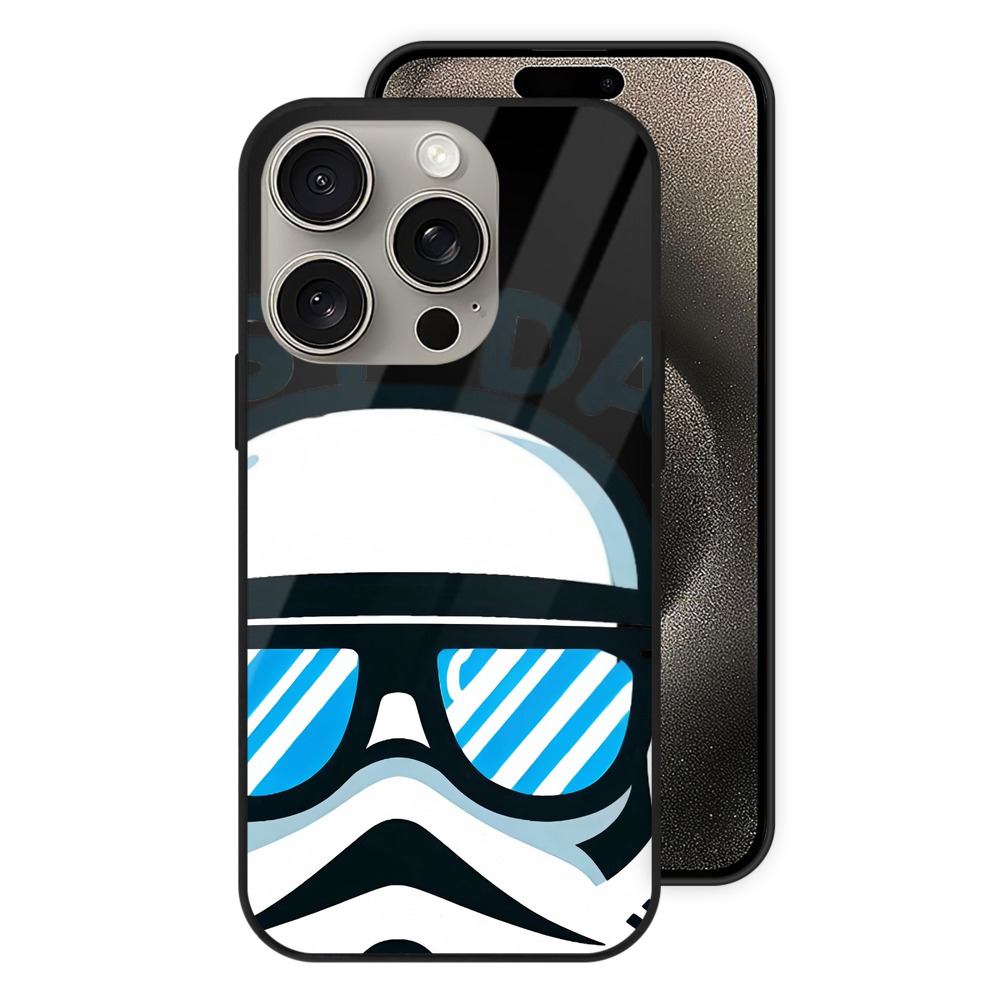 （画像用） スター・ウォーズ Star Wars 【iPhone15Pro対応】スマホケース 耐衝撃＆黄変防止 背面ガラス