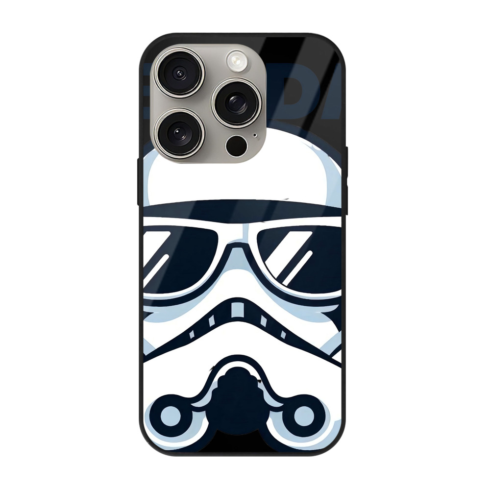 （画像用） スター・ウォーズ Star Wars 【iPhone15Pro対応】スマホケース 耐衝撃＆黄変防止 背面ガラス