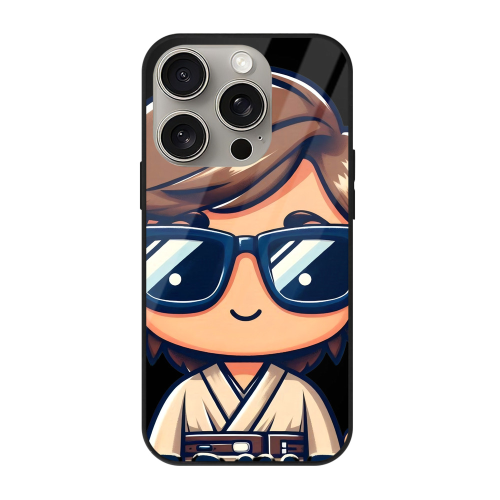 （画像用） スター・ウォーズ Star Wars 【iPhone15Pro対応】スマホケース 耐衝撃＆黄変防止 背面ガラス