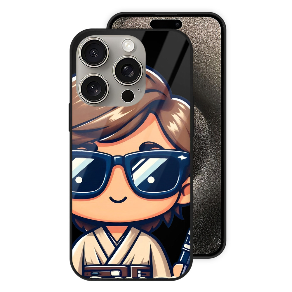 （画像用） スター・ウォーズ Star Wars 【iPhone15Pro対応】スマホケース 耐衝撃＆黄変防止 背面ガラス