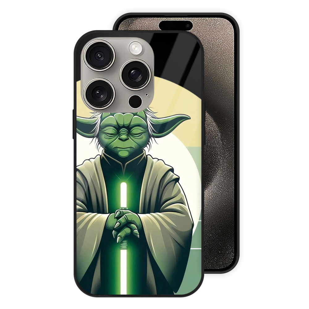 （画像用） スター・ウォーズ Star Wars 【iPhone15Pro対応】スマホケース 耐衝撃＆黄変防止 背面ガラス