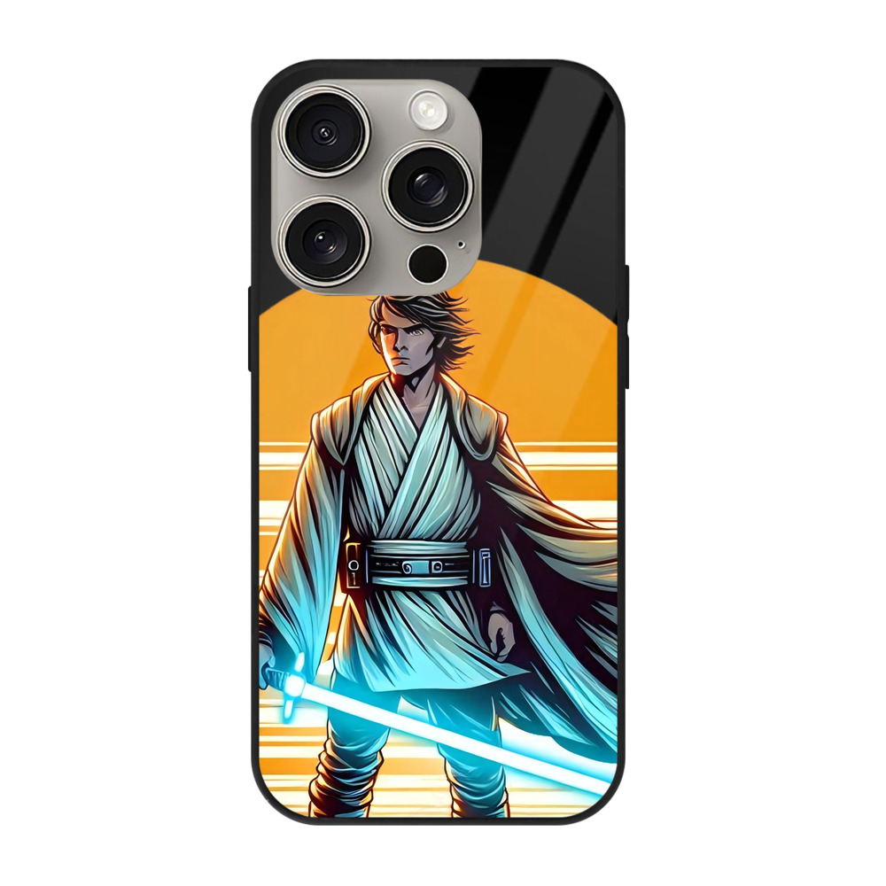 （画像用） スター・ウォーズ Star Wars 【iPhone15Pro対応】スマホケース 耐衝撃＆黄変防止 背面ガラス
