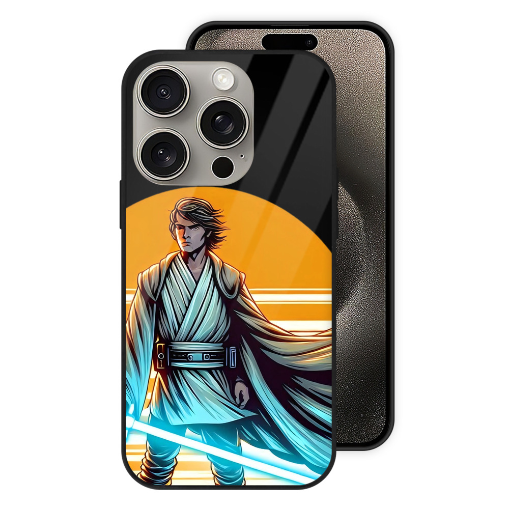 （画像用） スター・ウォーズ Star Wars 【iPhone15Pro対応】スマホケース 耐衝撃＆黄変防止 背面ガラス