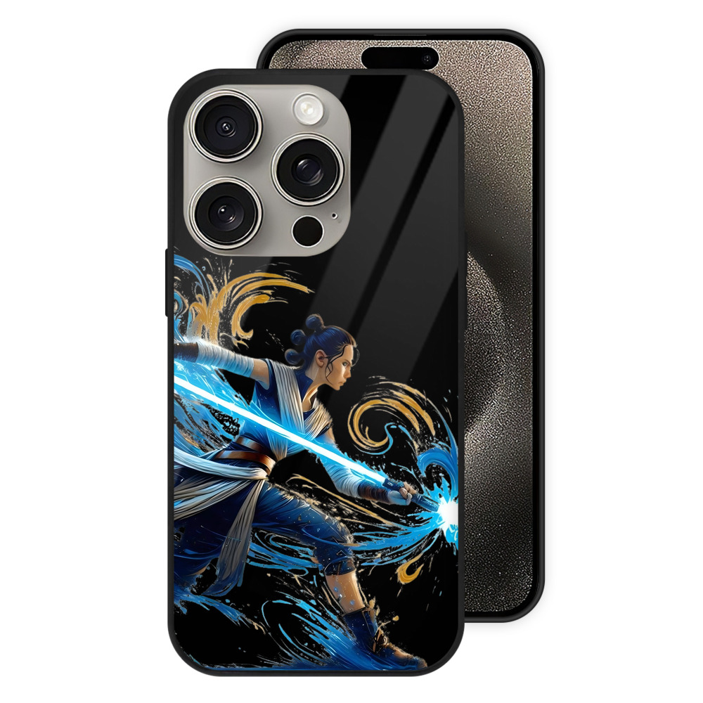（画像用） スター・ウォーズ Star Wars 【iPhone15Pro対応】スマホケース 耐衝撃＆黄変防止 背面ガラス