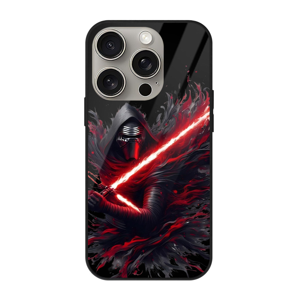 （画像用） スター・ウォーズ Star Wars 【iPhone15Pro対応】スマホケース 耐衝撃＆黄変防止 背面ガラス