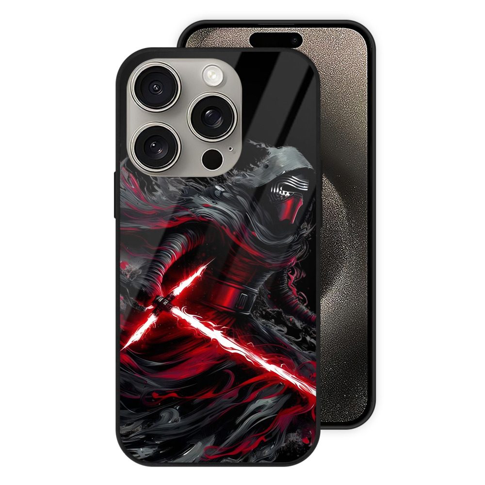 （画像用） スター・ウォーズ Star Wars 【iPhone15Pro対応】スマホケース 耐衝撃＆黄変防止 背面ガラス