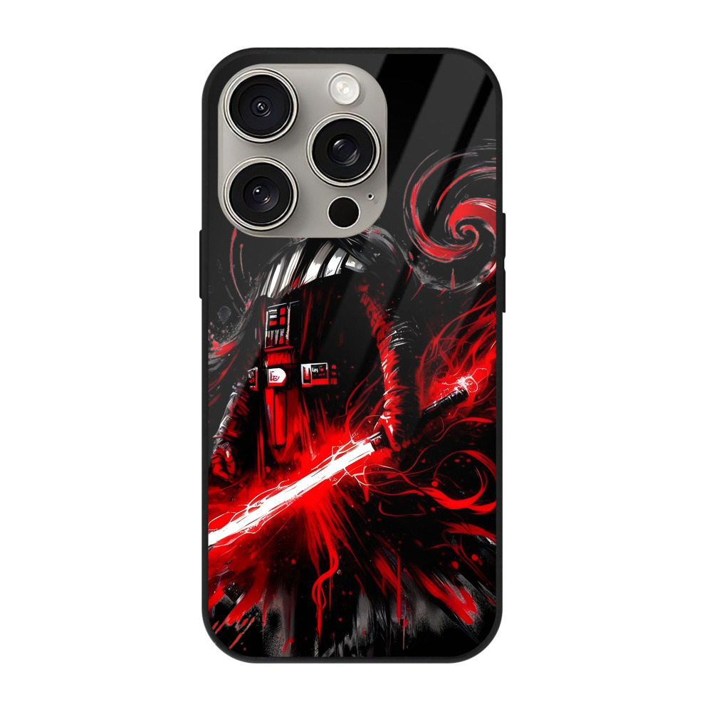 （画像用） スター・ウォーズ Star Wars 【iPhone15Pro対応】スマホケース 耐衝撃＆黄変防止 背面ガラス