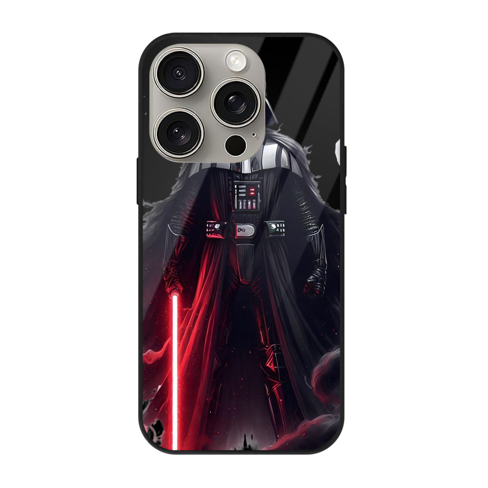 （画像用） スター・ウォーズ Star Wars 【iPhone15Pro対応】スマホケース 耐衝撃＆黄変防止 背面ガラス