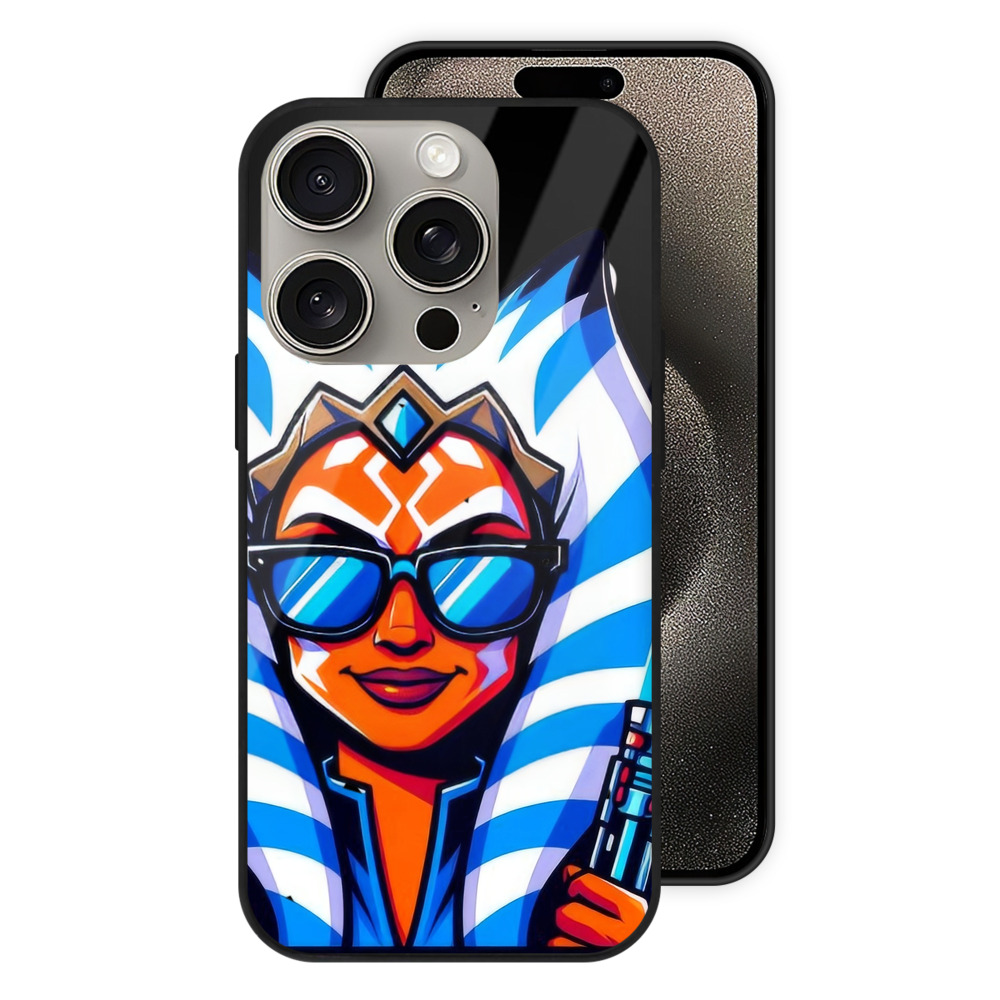 （画像用） スター・ウォーズ Star Wars 【iPhone15Pro対応】スマホケース 耐衝撃＆黄変防止 背面ガラス