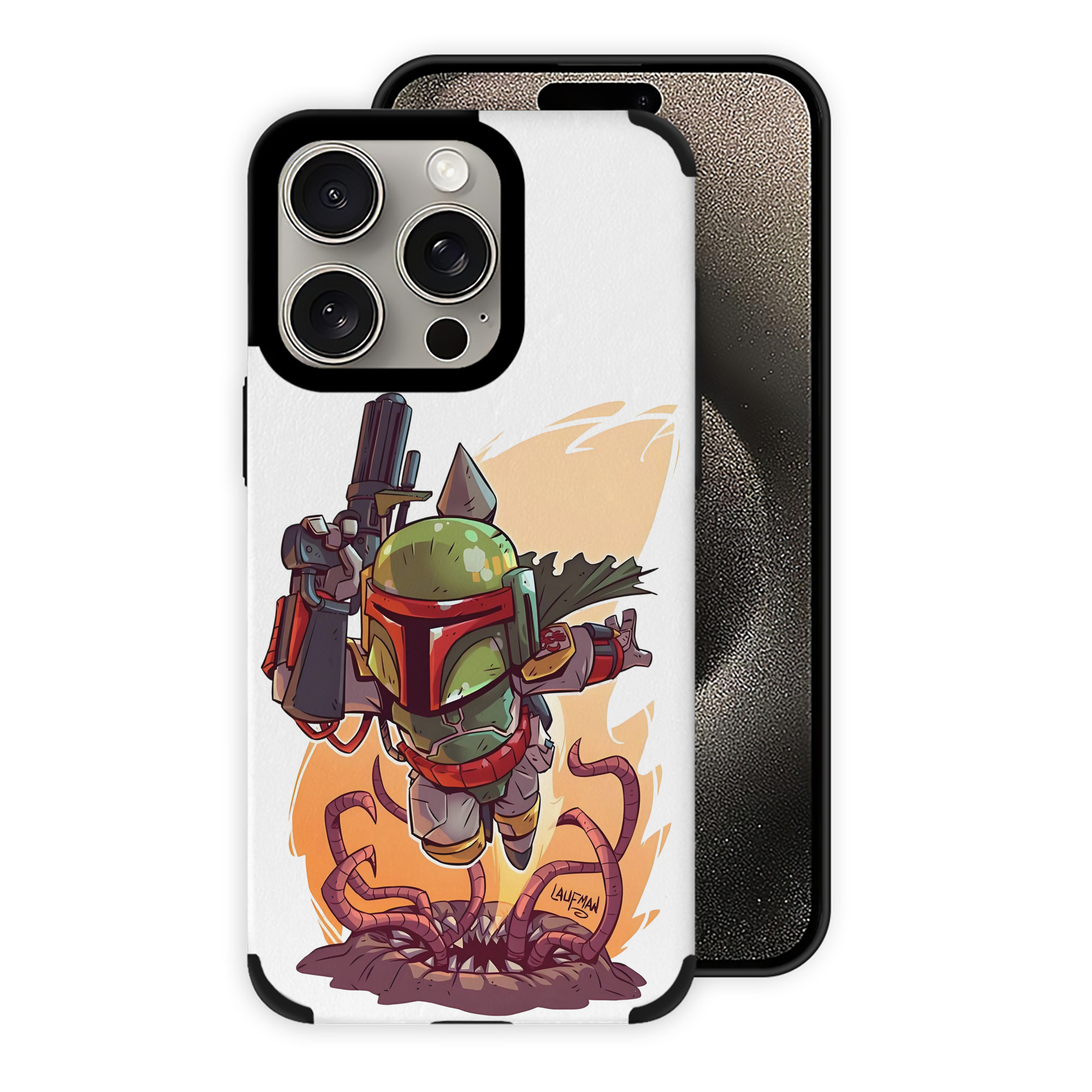 （画像用） スター・ウォーズ Star Wars 【iPhone15ProMax対応】 PUレザー スマホケース 耐衝撃＆黄変防止