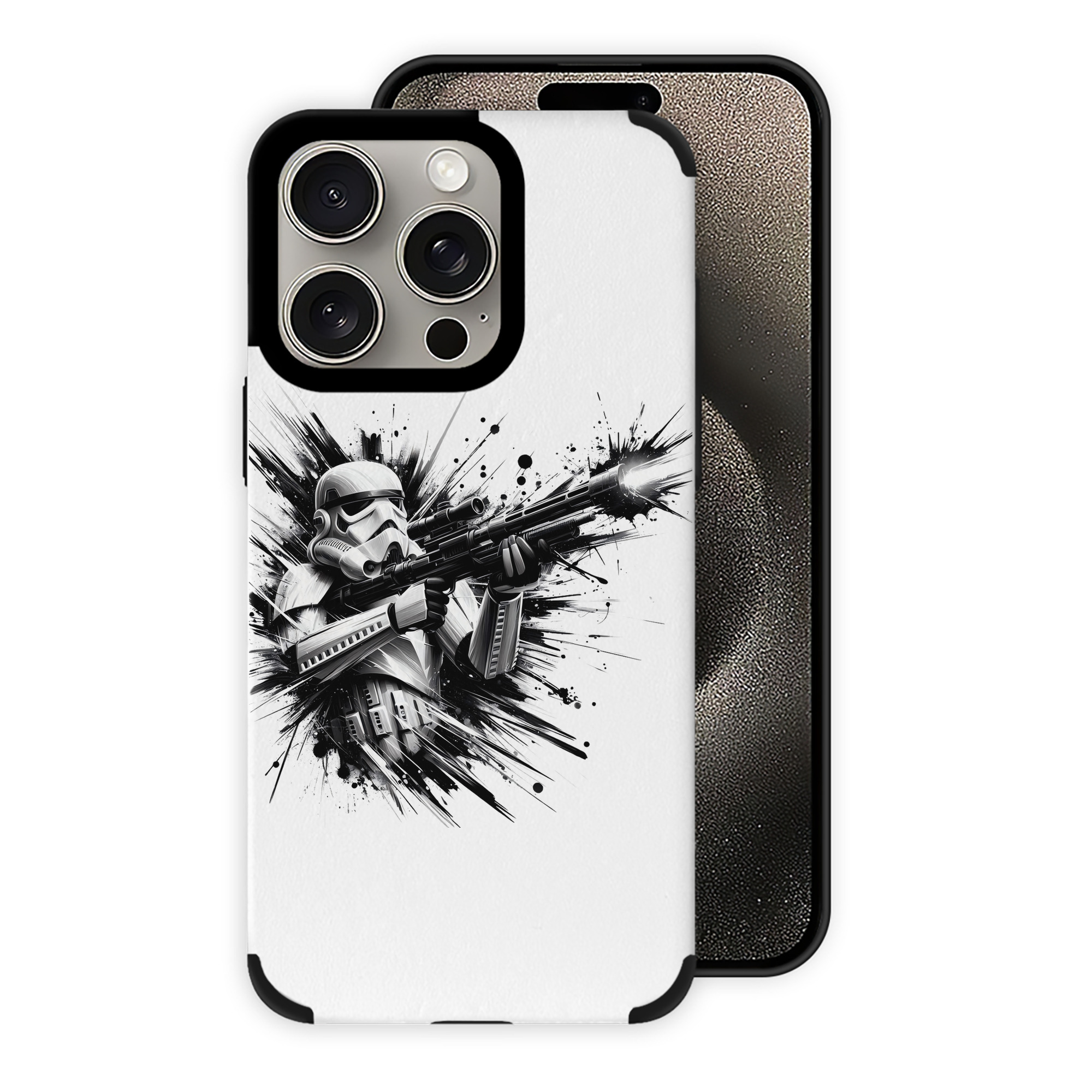 （画像用） スター・ウォーズ Star Wars 【iPhone15ProMax対応】 PUレザー スマホケース 耐衝撃＆黄変防止