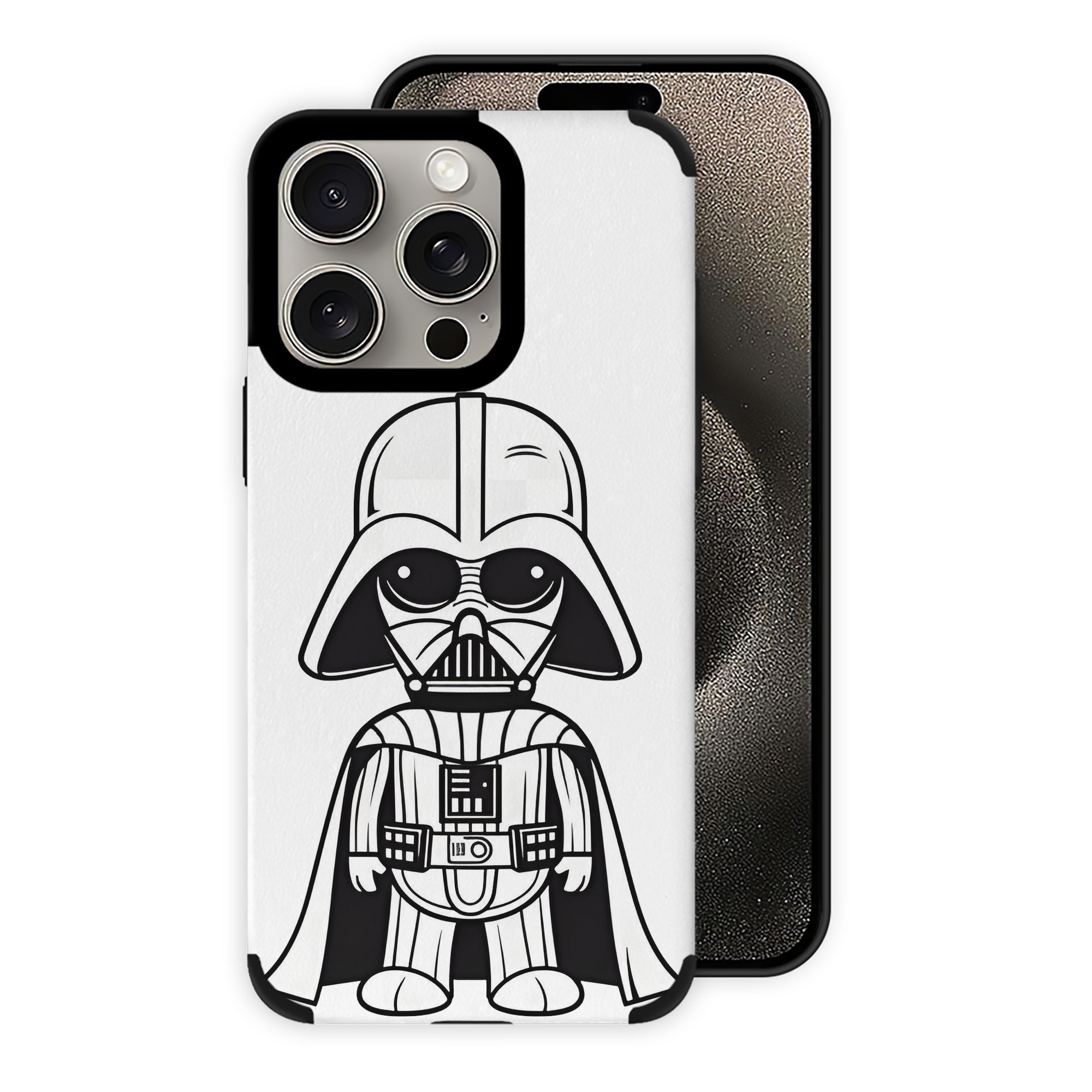 （画像用） スター・ウォーズ Star Wars 【iPhone15ProMax対応】 PUレザー スマホケース 耐衝撃＆黄変防止