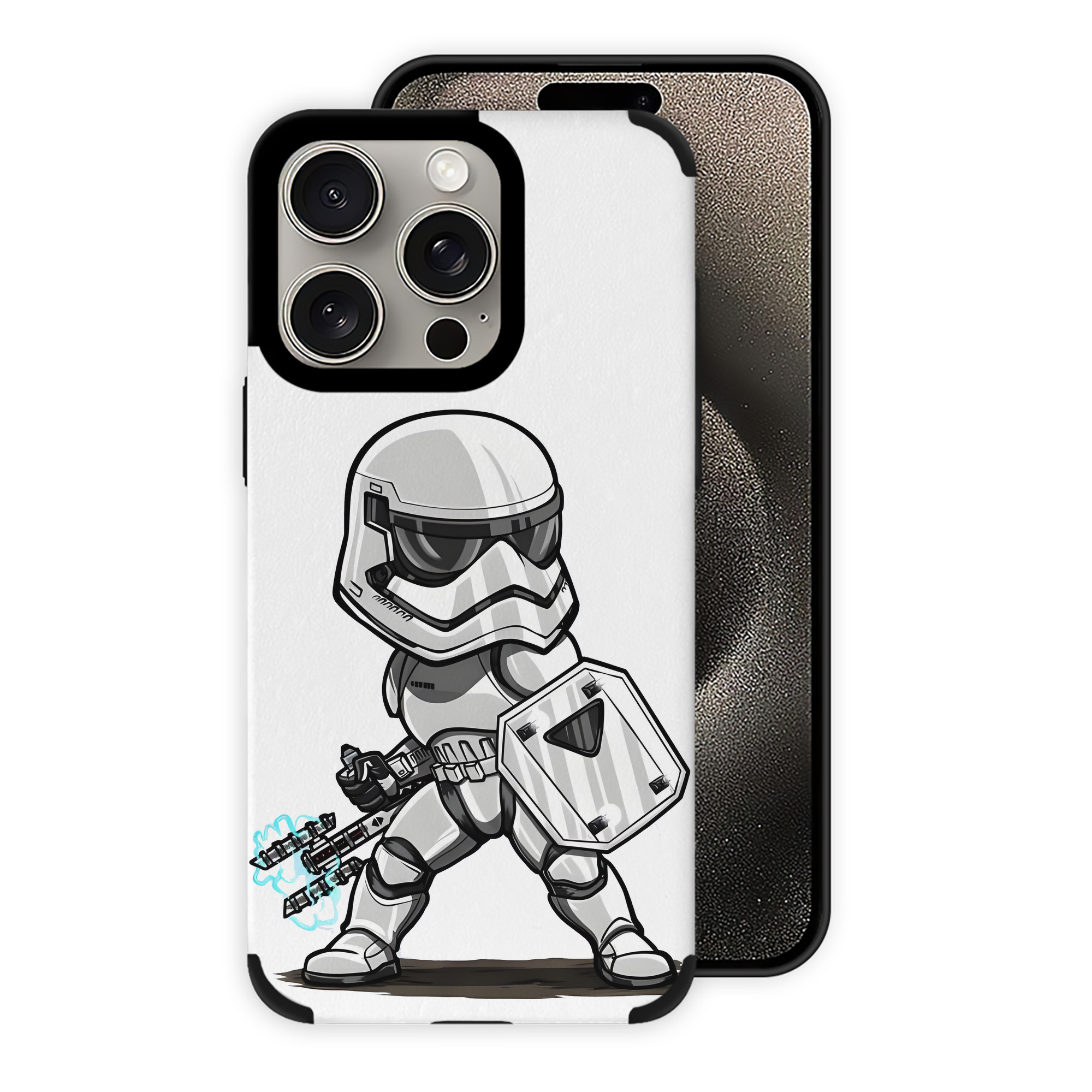 （画像用） スター・ウォーズ Star Wars 【iPhone15ProMax対応】 PUレザー スマホケース 耐衝撃＆黄変防止