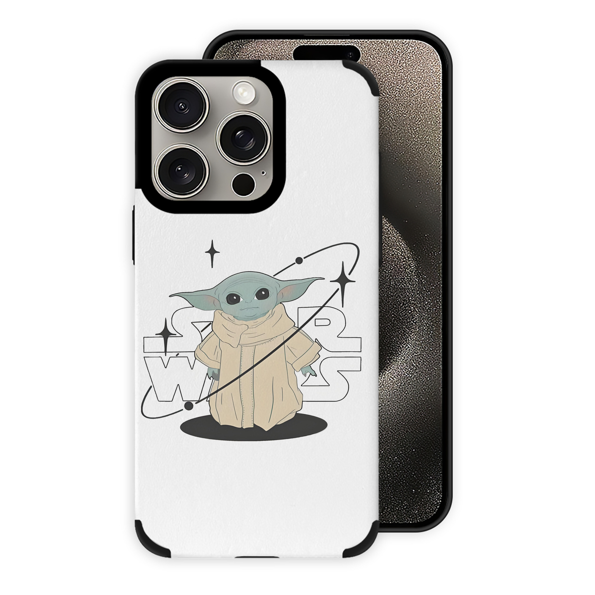 （画像用） スター・ウォーズ Star Wars 【iPhone15ProMax対応】 PUレザー スマホケース 耐衝撃＆黄変防止