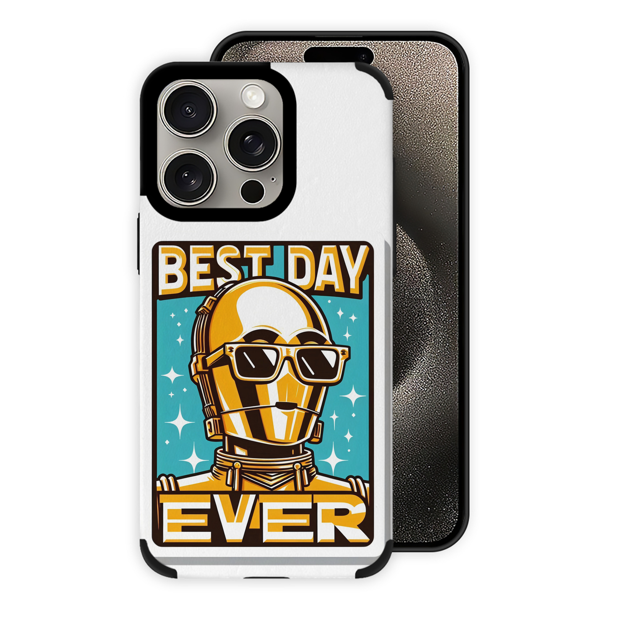 （画像用） スター・ウォーズ Star Wars 【iPhone15ProMax対応】 PUレザー スマホケース 耐衝撃＆黄変防止