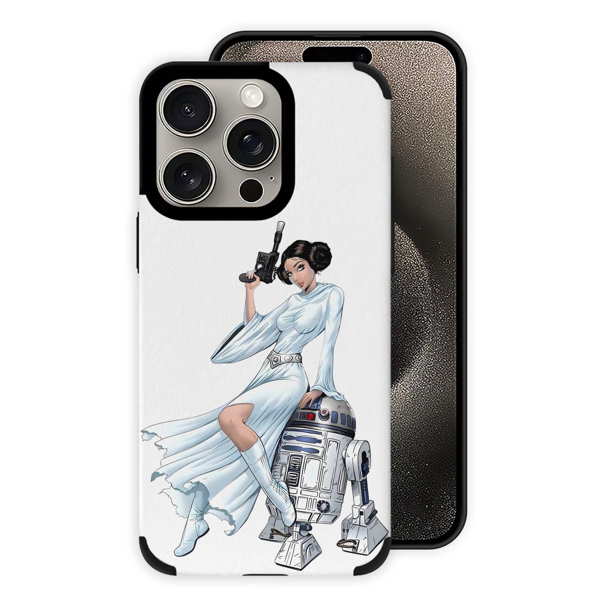 （画像用） スター・ウォーズ Star Wars 【iPhone15ProMax対応】 PUレザー スマホケース 耐衝撃＆黄変防止