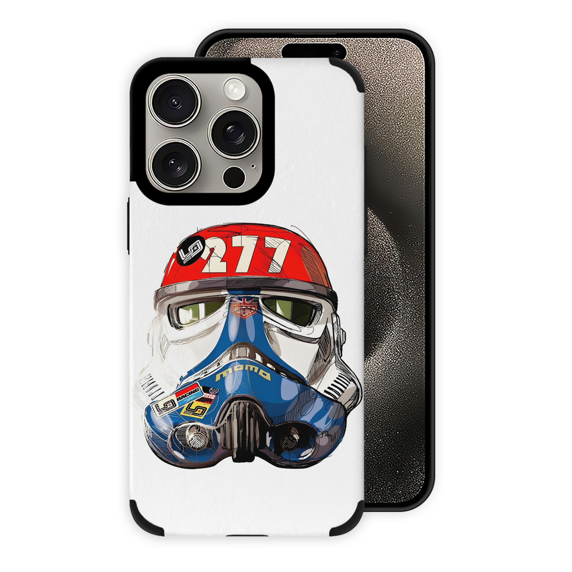 （画像用） スター・ウォーズ Star Wars 【iPhone15ProMax対応】 PUレザー スマホケース 耐衝撃＆黄変防止