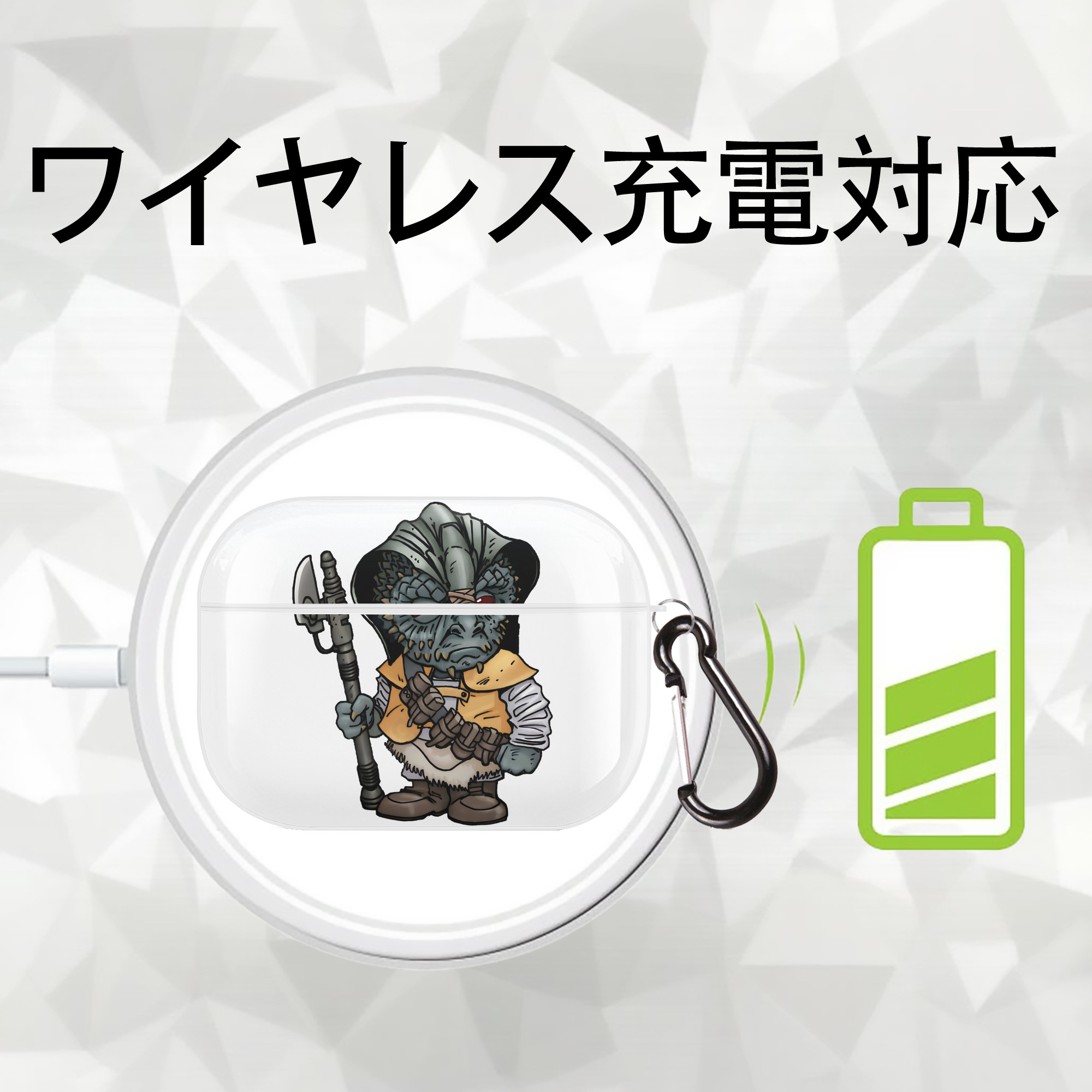 スター・ウォーズ Star Wars 【AirPods Pro用】ハードシェル保護ケース 耐衝撃・防指紋・カラビナ付き商品仕様