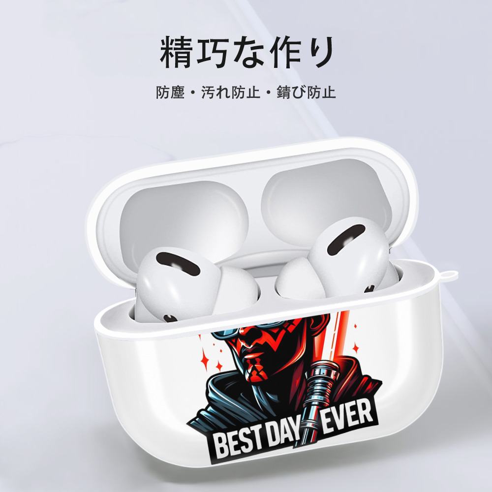 スター・ウォーズ Star Wars 【AirPods Pro用】ハードシェル保護ケース 耐衝撃・防指紋・カラビナ付き商品仕様