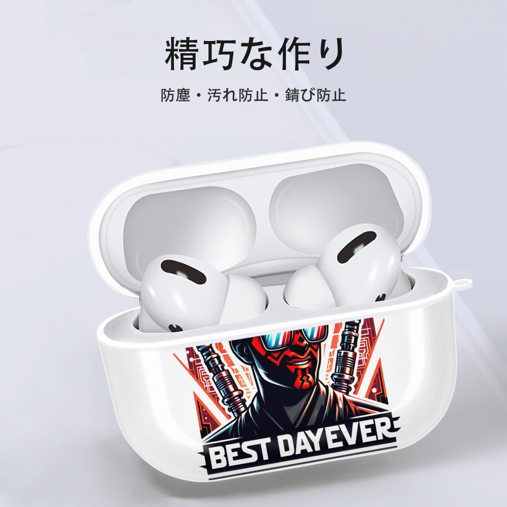 スター・ウォーズ Star Wars 【AirPods Pro用】ハードシェル保護ケース 耐衝撃・防指紋・カラビナ付き商品仕様