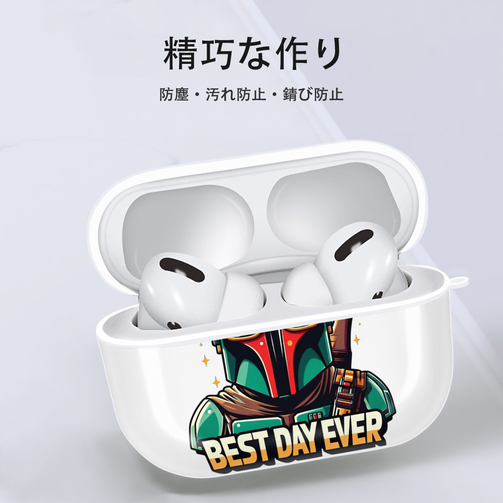 スター・ウォーズ Star Wars 【AirPods Pro用】ハードシェル保護ケース 耐衝撃・防指紋・カラビナ付き商品仕様