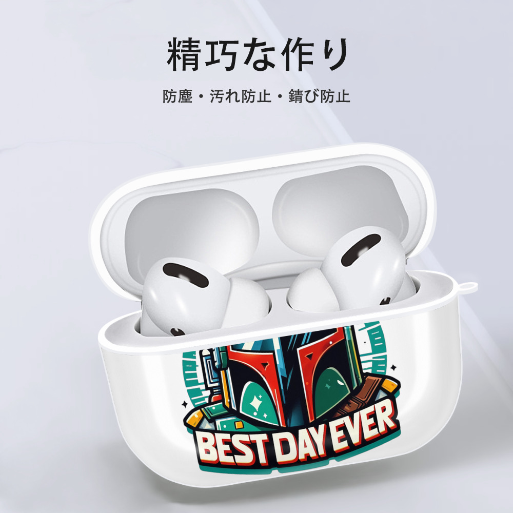 スター・ウォーズ Star Wars 【AirPods Pro用】ハードシェル保護ケース 耐衝撃・防指紋・カラビナ付き商品仕様