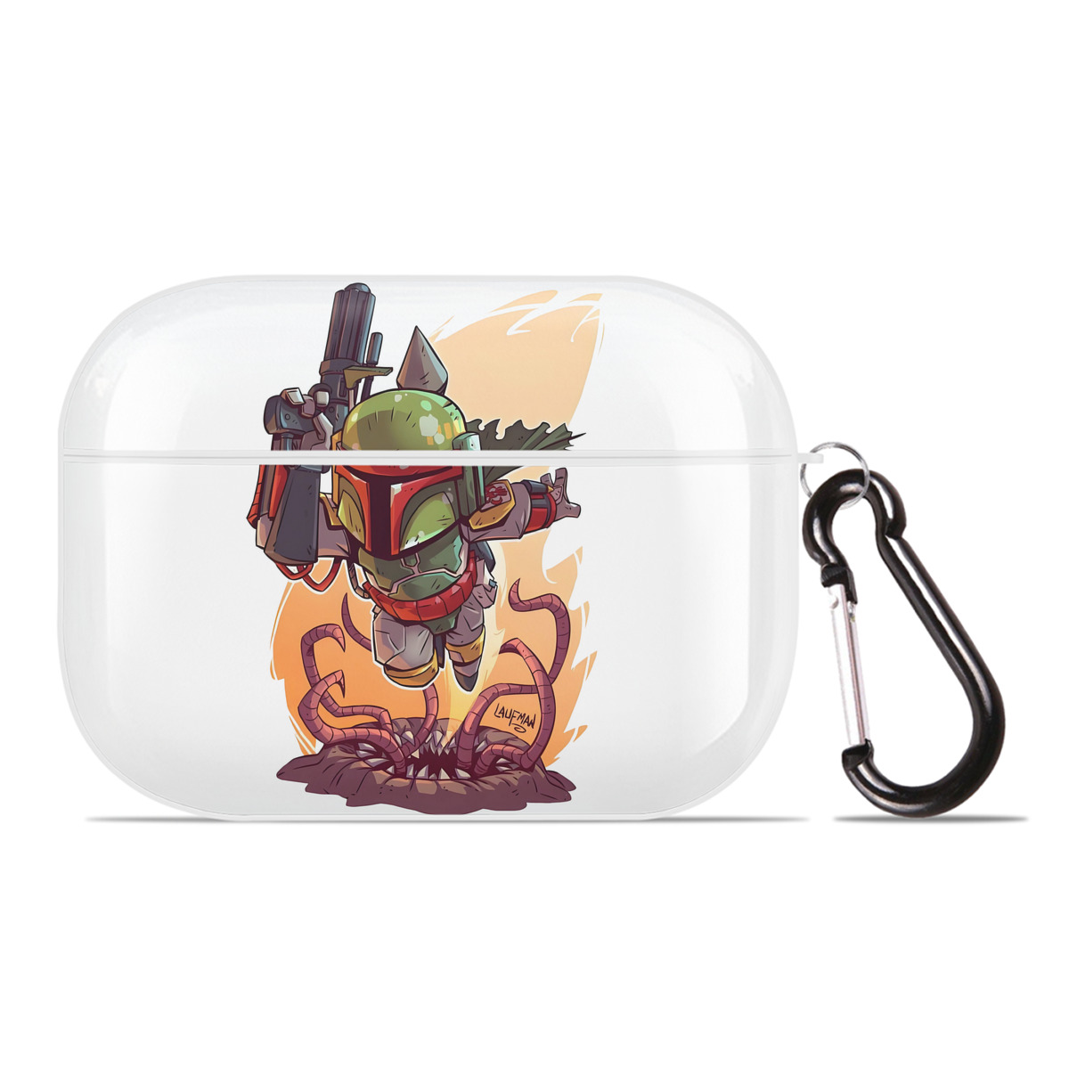 （画像用） スター・ウォーズ Star Wars 【AirPods Pro用】ハードシェル保護ケース 耐衝撃・防指紋・カラビナ付き商品仕様
