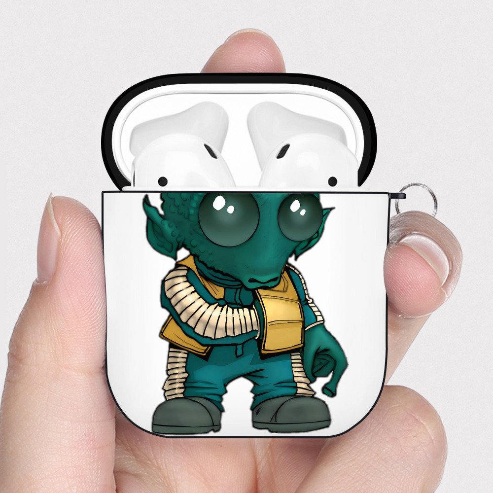 （画像用） スター・ウォーズ Star Wars AirPods 第2世代保護ケース ハードシェル ブラック 耐衝撃・防指紋・カラビナ付き