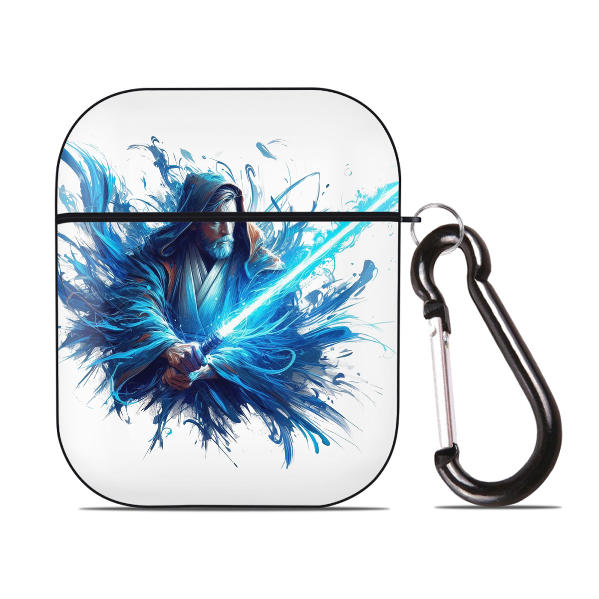 （画像用） スター・ウォーズ Star Wars AirPods 第2世代保護ケース ハードシェル ブラック 耐衝撃・防指紋・カラビナ付き