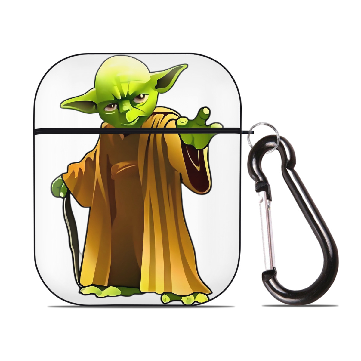 （画像用） スター・ウォーズ Star Wars AirPods 第2世代保護ケース ハードシェル ブラック 耐衝撃・防指紋・カラビナ付き