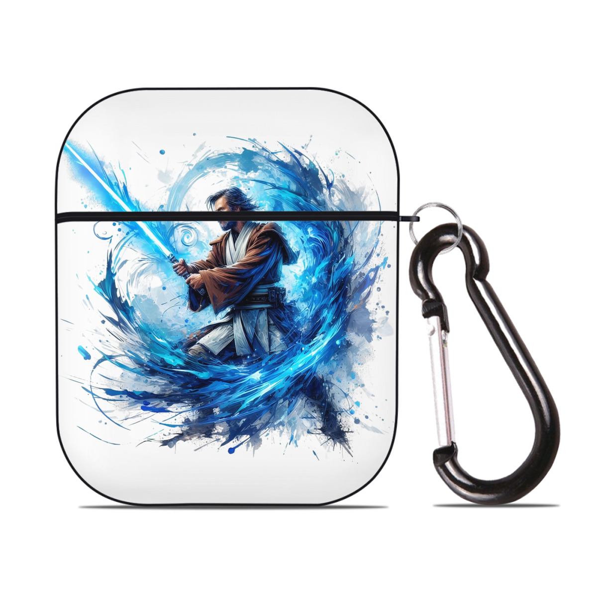 （画像用） スター・ウォーズ Star Wars AirPods 第2世代保護ケース ハードシェル ブラック 耐衝撃・防指紋・カラビナ付き