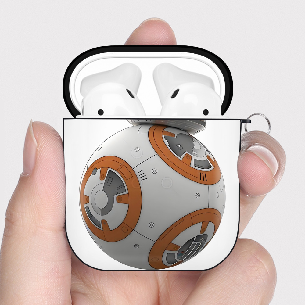 （画像用） スター・ウォーズ Star Wars AirPods 第2世代保護ケース ハードシェル ブラック 耐衝撃・防指紋・カラビナ付き