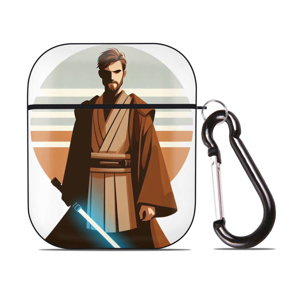 （画像用） スター・ウォーズ Star Wars AirPods 第2世代保護ケース ハードシェル ブラック 耐衝撃・防指紋・カラビナ付き
