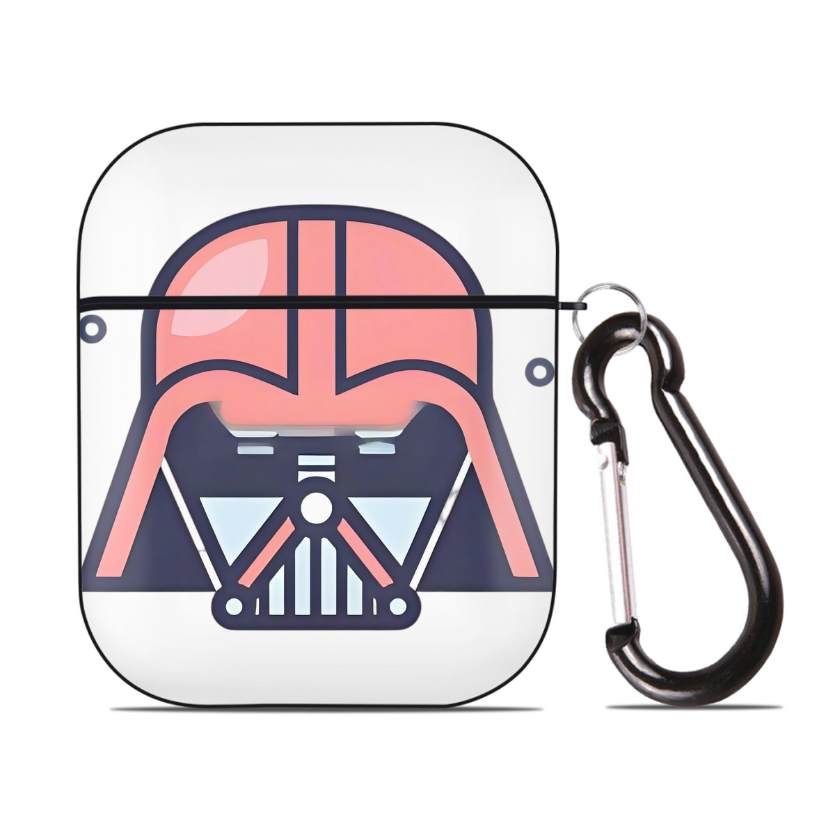 （画像用） スター・ウォーズ Star Wars AirPods 第2世代保護ケース ハードシェル ブラック 耐衝撃・防指紋・カラビナ付き