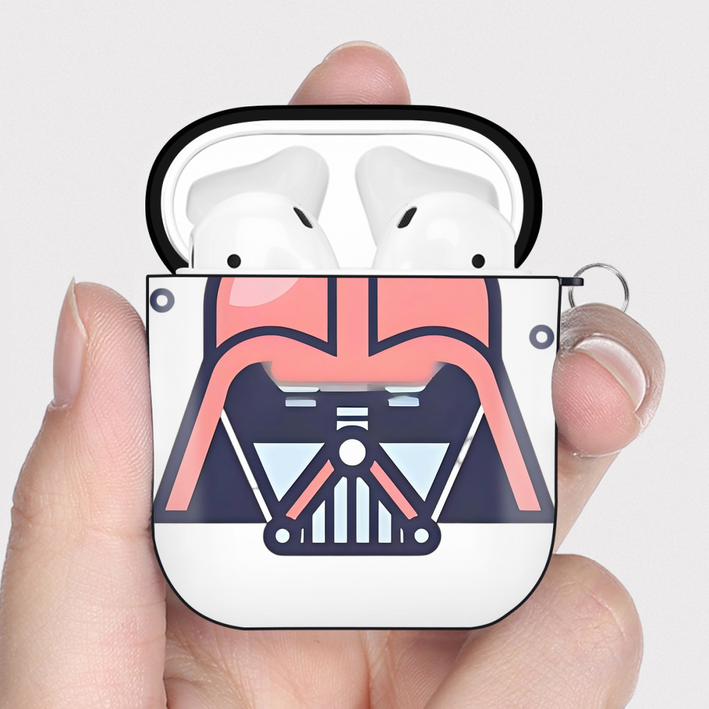 （画像用） スター・ウォーズ Star Wars AirPods 第2世代保護ケース ハードシェル ブラック 耐衝撃・防指紋・カラビナ付き