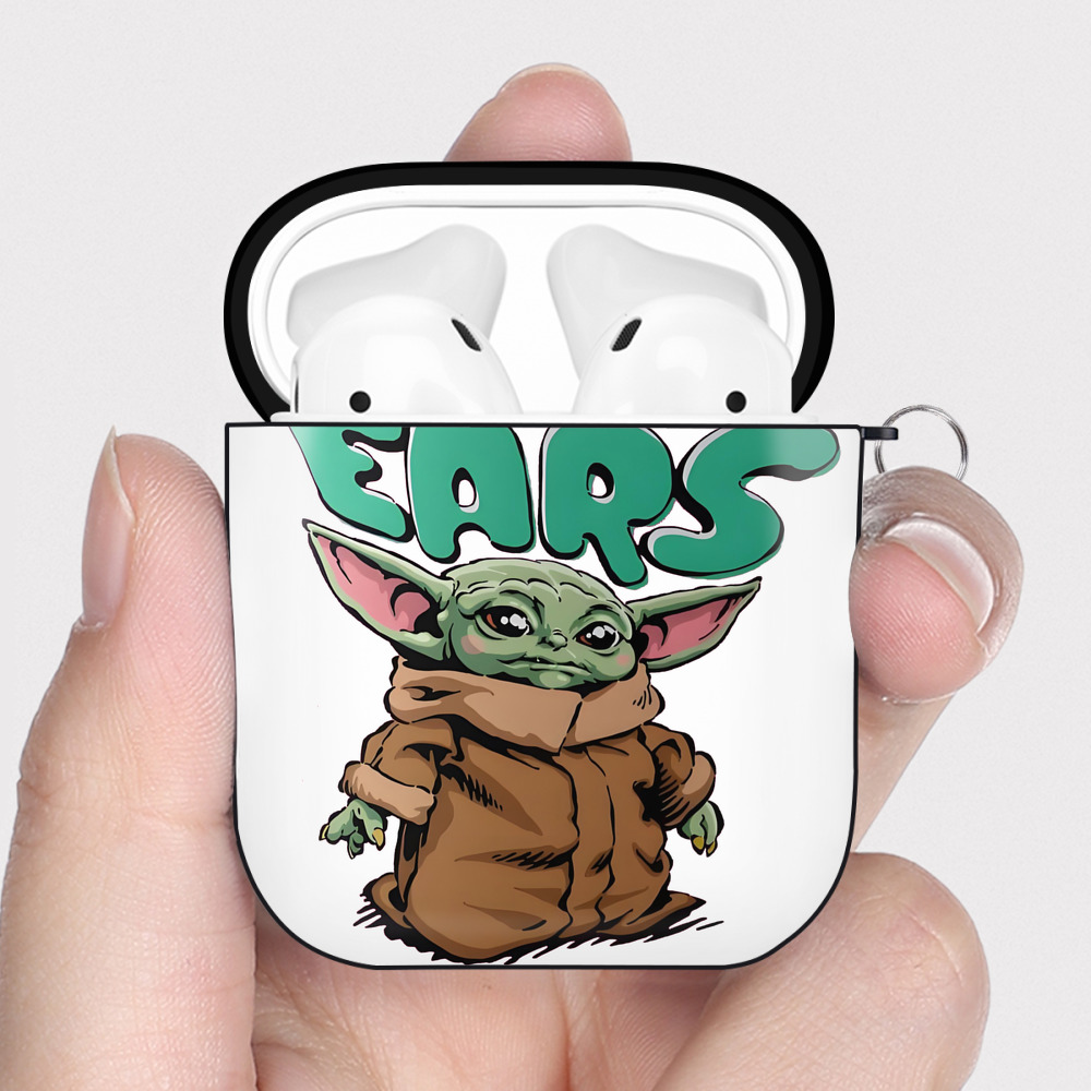 （画像用） スター・ウォーズ Star Wars AirPods 第2世代保護ケース ハードシェル ブラック 耐衝撃・防指紋・カラビナ付き