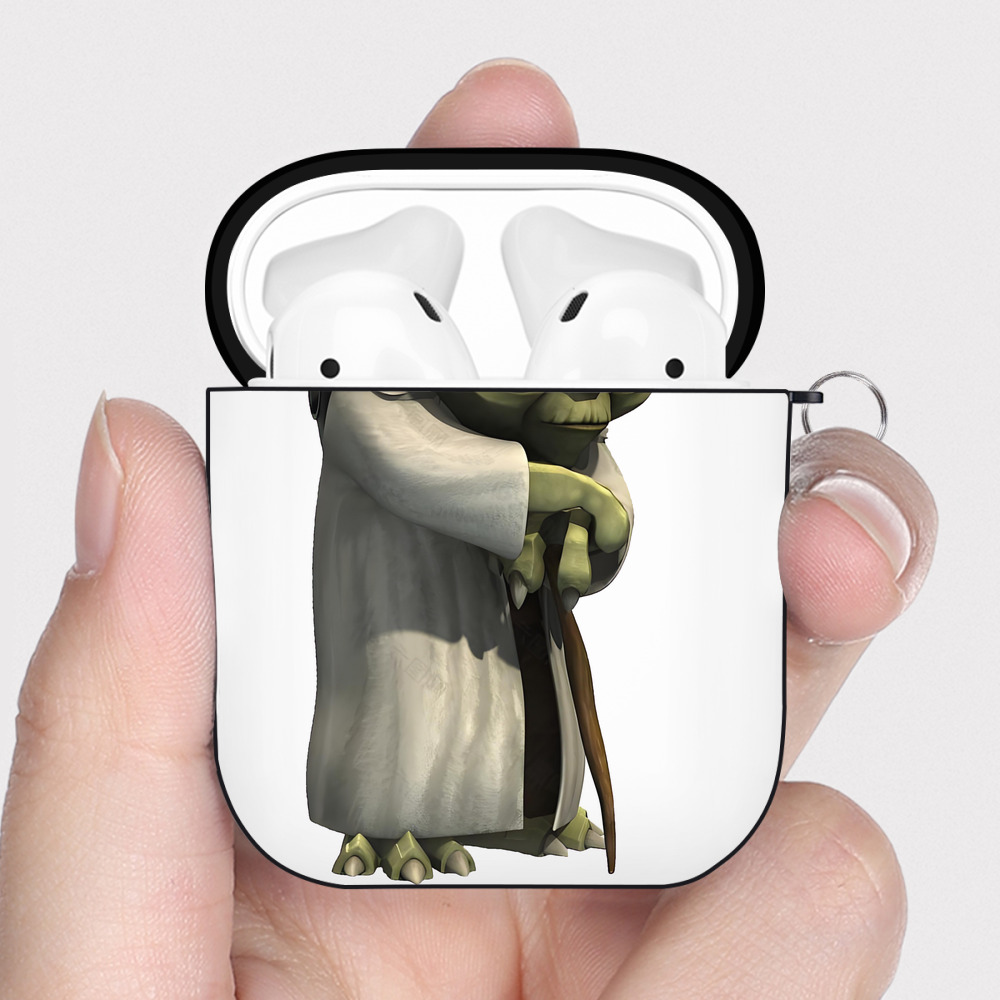 （画像用） スター・ウォーズ Star Wars AirPods 第2世代保護ケース ハードシェル ブラック 耐衝撃・防指紋・カラビナ付き