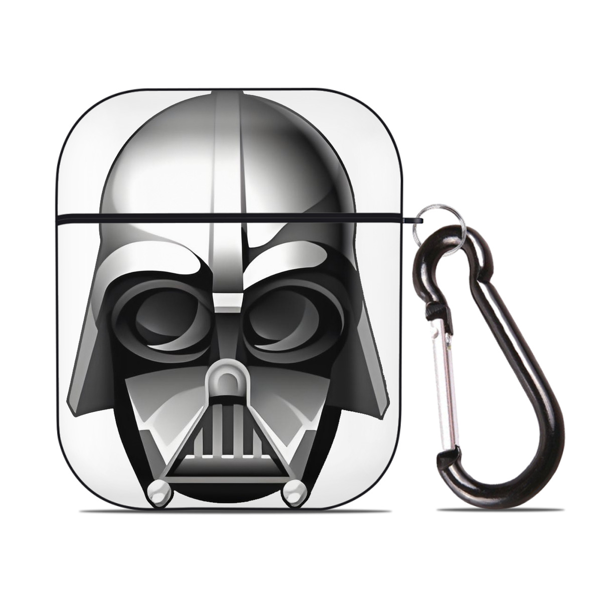 （画像用） スター・ウォーズ Star Wars AirPods 第2世代保護ケース ハードシェル ブラック 耐衝撃・防指紋・カラビナ付き