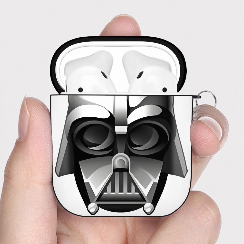 （画像用） スター・ウォーズ Star Wars AirPods 第2世代保護ケース ハードシェル ブラック 耐衝撃・防指紋・カラビナ付き