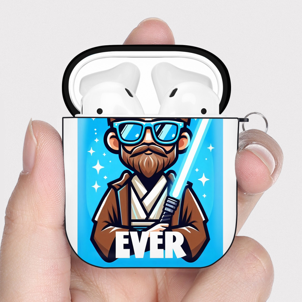 （画像用） スター・ウォーズ Star Wars AirPods 第2世代保護ケース ハードシェル ブラック 耐衝撃・防指紋・カラビナ付き
