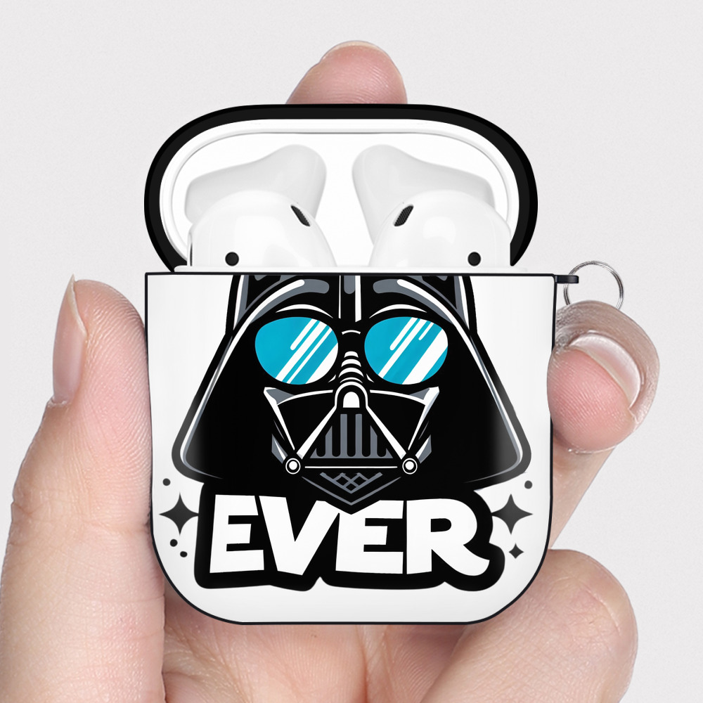 （画像用） スター・ウォーズ Star Wars AirPods 第2世代保護ケース ハードシェル ブラック 耐衝撃・防指紋・カラビナ付き