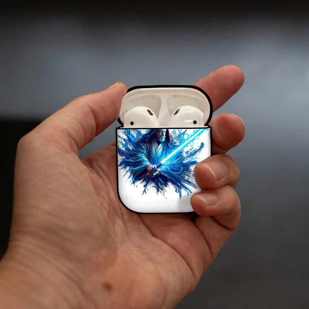スター・ウォーズ Star Wars AirPods 第2世代保護ケース ハードシェル ブラック 耐衝撃・防指紋・カラビナ付き